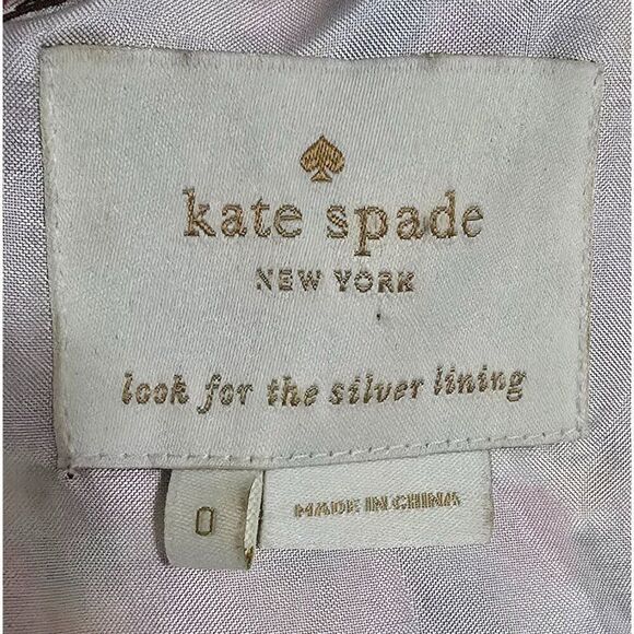 Kate Spade New York Colorful Ruffled Wrap Dress With Tie Waist For Women Size 0 - Picture 6 of 6